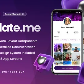 Date Me Dating App Ui Kit